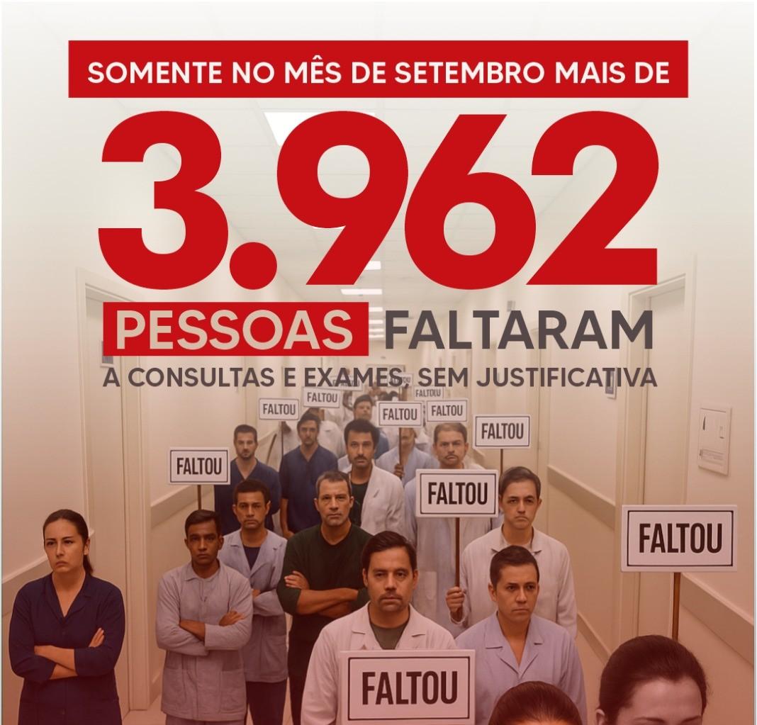 Santa Isabel registra quase 4 mil faltas em consultas e exames no SUS