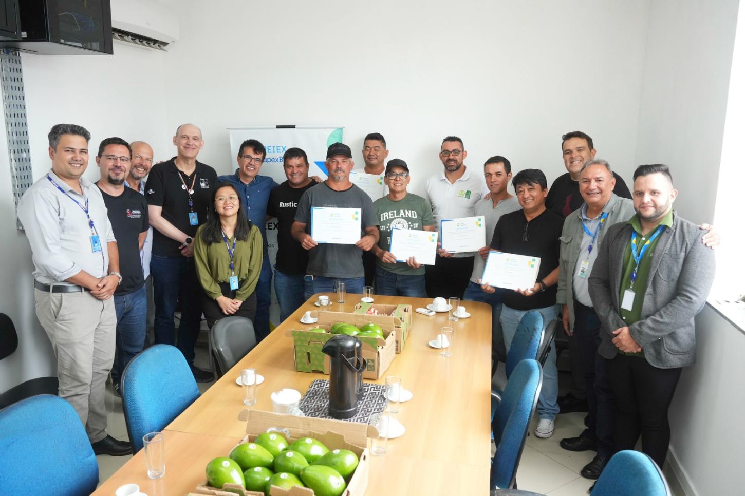 Produtores rurais de Santa Isabel finalizam capacitação para exportação da ApexBrasil