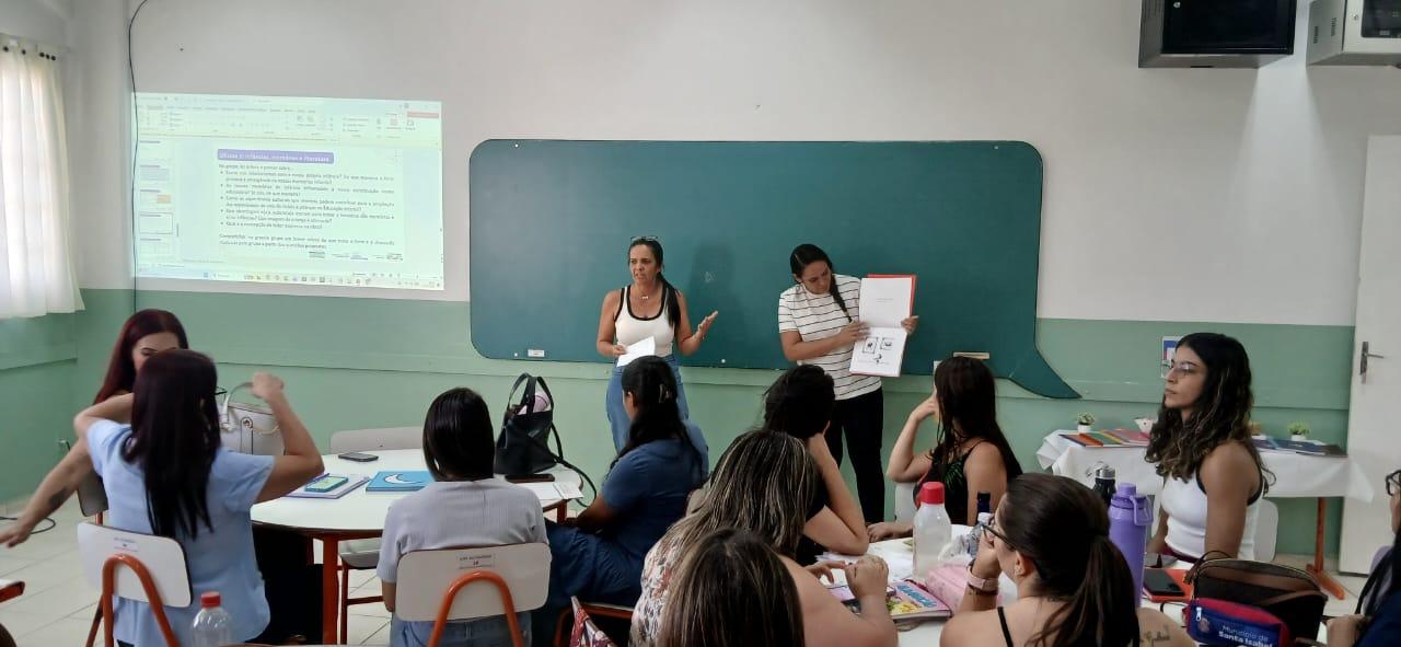Formação de professores reforça leitura, fala e aprendizado infantil em Santa Isabel
