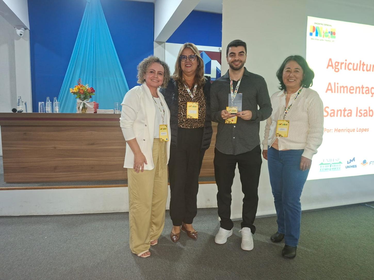 Projeto de Santa Isabel é destaque em encontro estadual de alimentação escolar