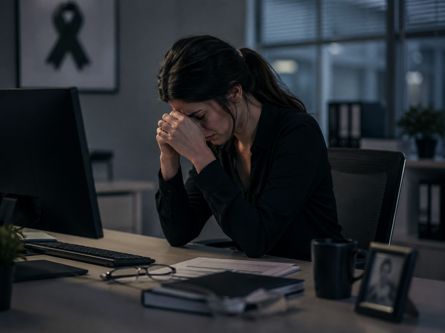 Quando o luto também atravessa a rotina e o ambiente de trabalho
