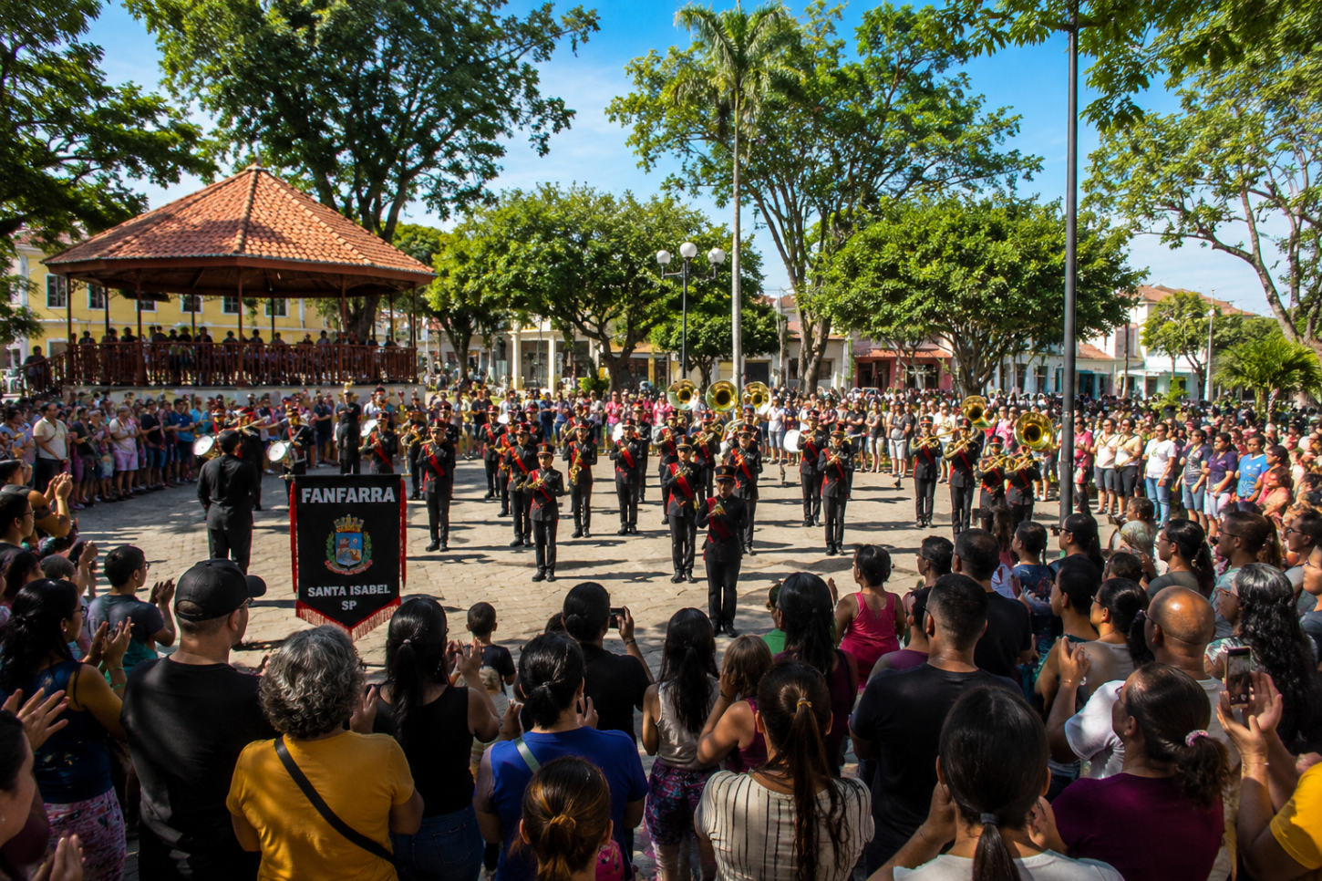 Santa Isabel recebe XIX CONFABAN neste domingo com bandas e fanfarras