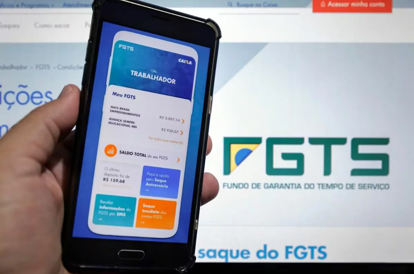 Uso do FGTS para quitar dívidas alcança apenas 0,4% do limite previsto pelo governo