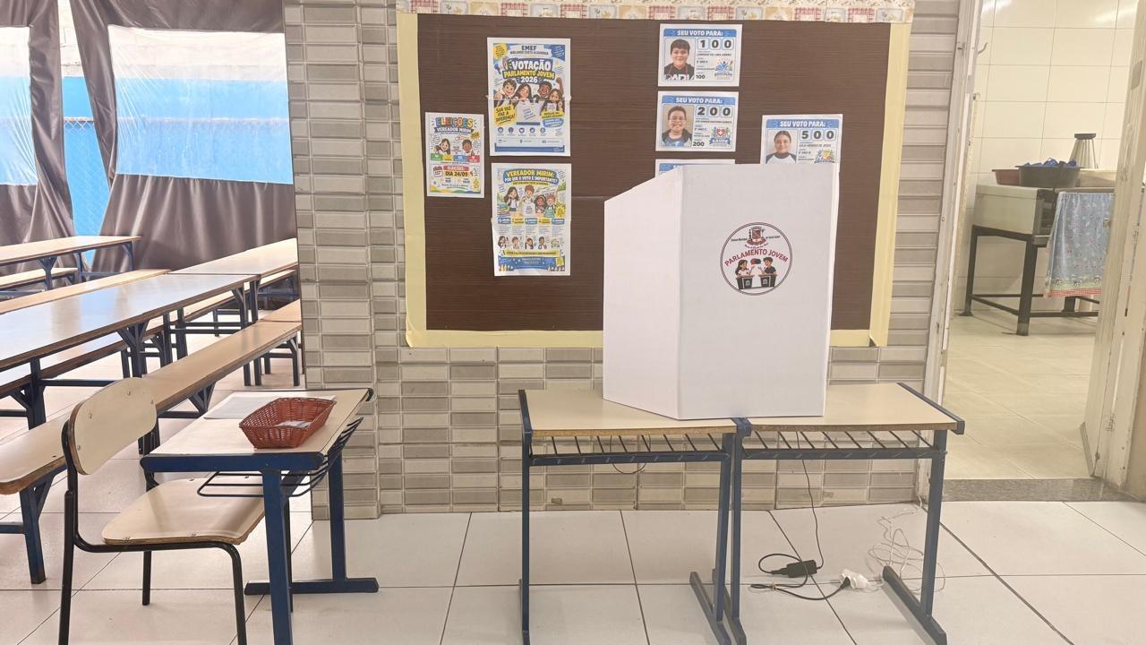 Alunos de dez escolas de Santa Isabel elegem vereadores mirins no Parlamento Jovem