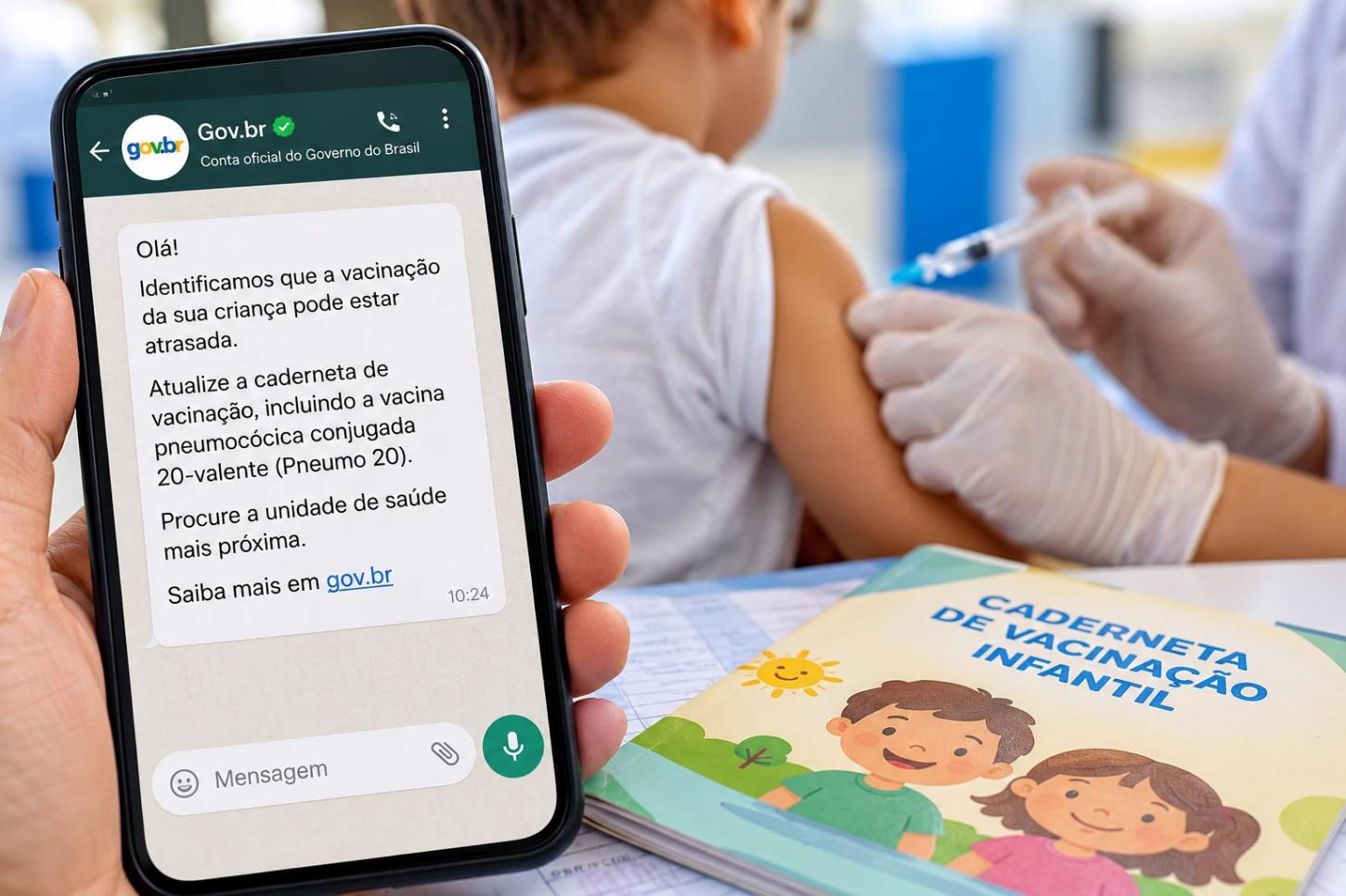 Alerta de vacina atrasada pelo Gov.br pode estar incorreto, avisa Santa Isabel