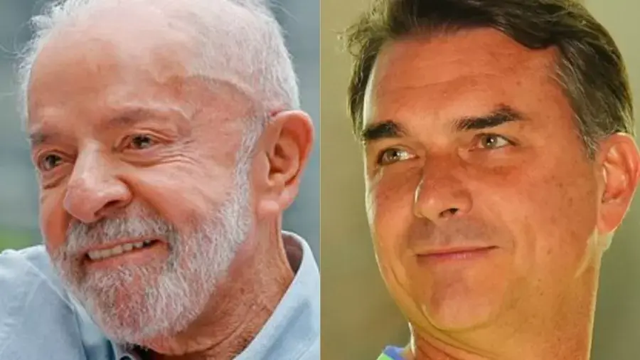 Flávio Bolsonaro e Lula disputarão o segundo turno da eleição presidencial no Brasil
