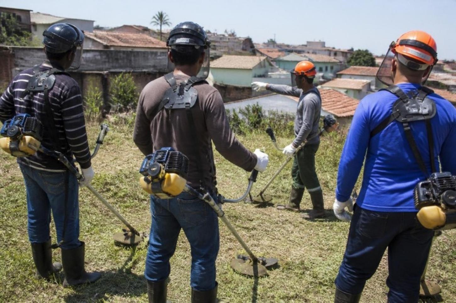 Poá abre vagas em cursos gratuitos de roçadeira e jardinagem
