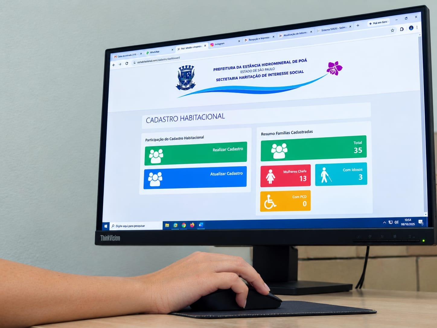 Poá lança sistema on-line de Cadastro Habitacional e mantém atendimento presencial