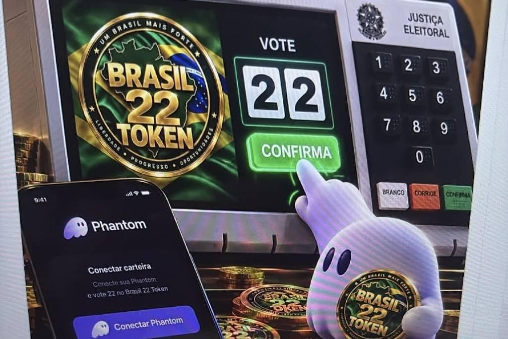 Site de criptomoedas dá tokens a quem divulgar vídeos de voto em Flávio, diz Folha