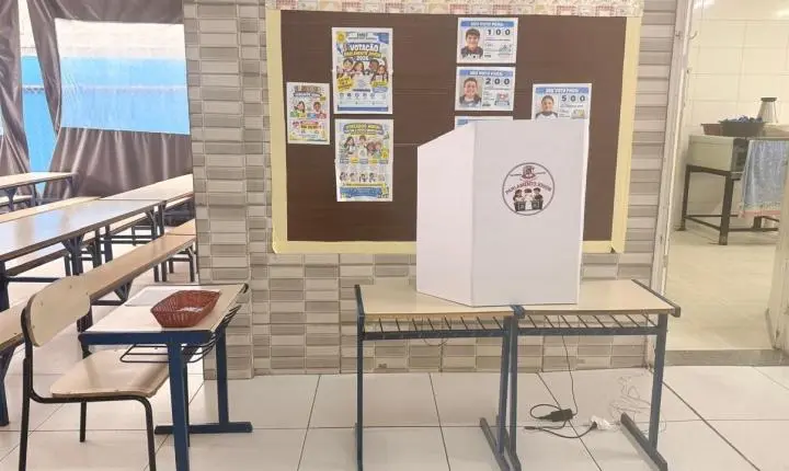 Alunos de dez escolas de Santa Isabel elegem vereadores mirins no Parlamento Jovem
