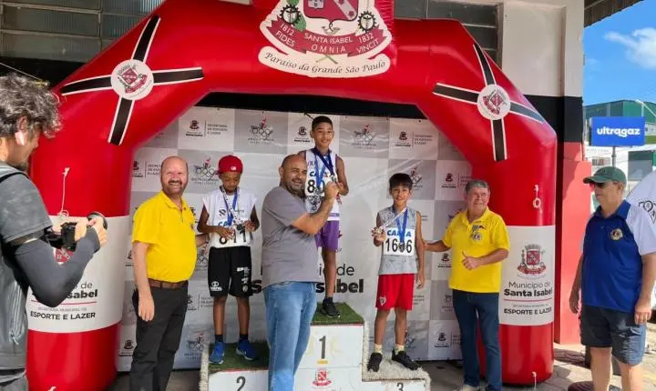 Corrida infantil reúne 190 crianças e mobiliza famílias em Santa Isabel