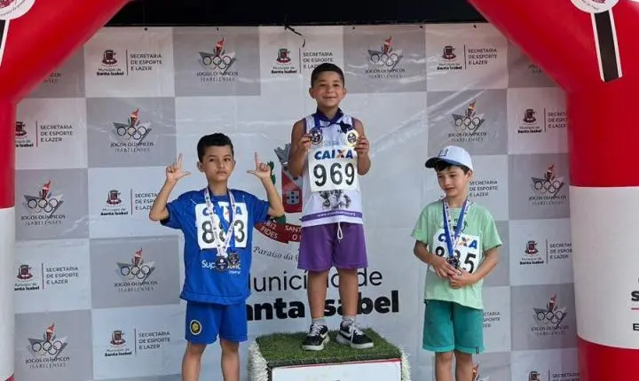 Corrida infantil reúne 190 crianças e mobiliza famílias em Santa Isabel