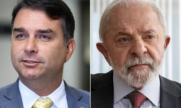 Datafolha aponta Flávio com 52% e Lula com 48% dos votos válidos no segundo turno.