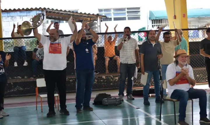 Evento traz formação musical gratuita e reúne músicos em Santa Isabel