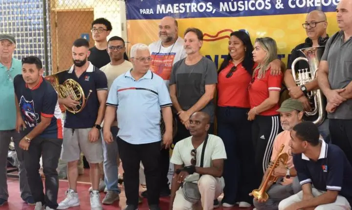 Evento traz formação musical gratuita e reúne músicos em Santa Isabel