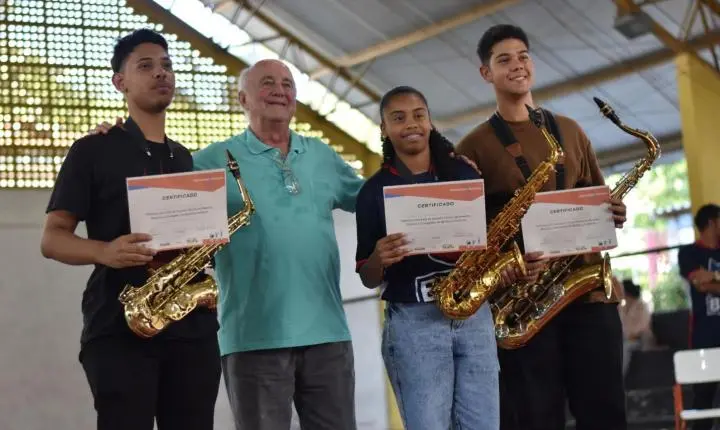 Evento traz formação musical gratuita e reúne músicos em Santa Isabel