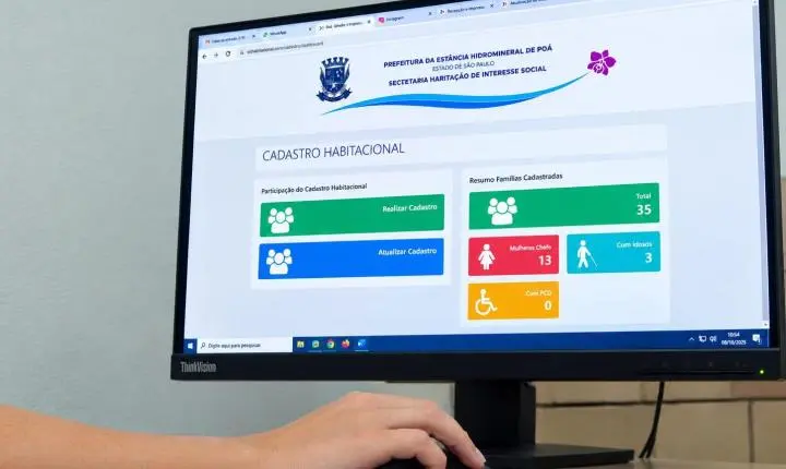 Poá lança sistema on-line de Cadastro Habitacional e mantém atendimento presencial