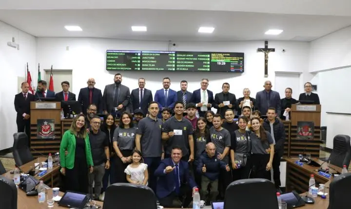 Projeto Help recebe Moção de Aplauso por ações de saúde mental em Santa Isabel
