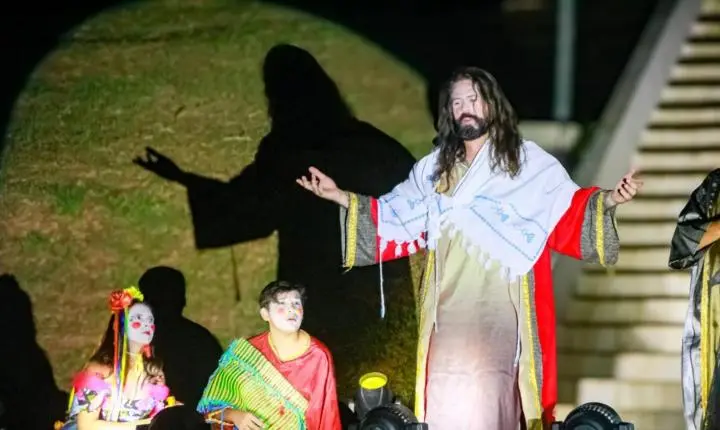 Filme da Paixão de Cristo de Santa Isabel tem sessão gratuita no cinema no domingo