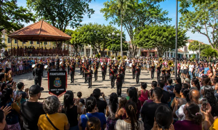 Santa Isabel recebe XIX CONFABAN neste domingo com bandas e fanfarras