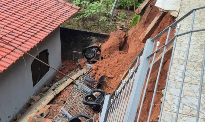 Santa Isabel registra 69 mm de chuva em 24 horas e tem dois deslizamentos