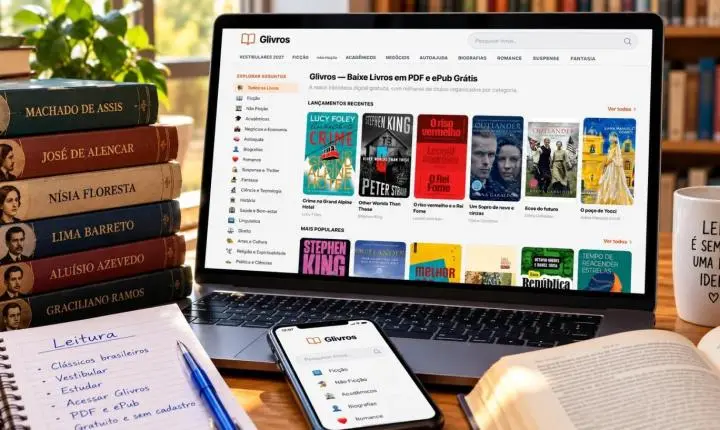 Livros grátis na internet ampliam acesso à leitura; saiba onde baixar os clássicos