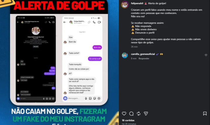 Secretário de Governo alerta sobre perfil falso usado em tentativa de golpe